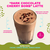 Dark Chocolate  Cherry  Bomb Latte Pouch 200grs
