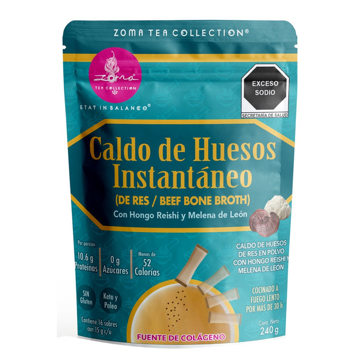Caldo de Huesos Instantáneo con Hongo Reishi 240g