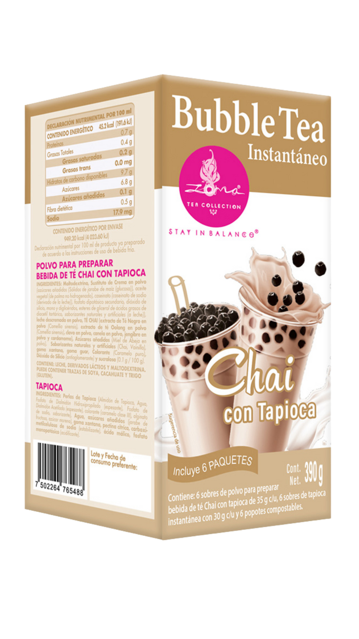 Bubble Tea Instantáneo Chai 390g