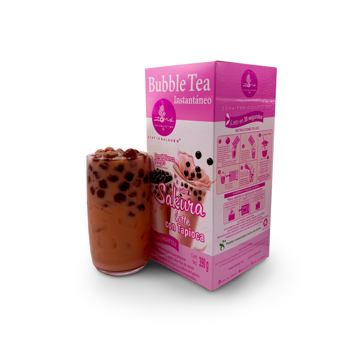 Bubble Tea Instantáneo Sakura Latte 390g